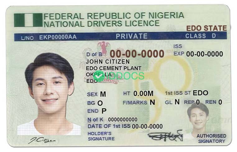 Nigerian driver's license