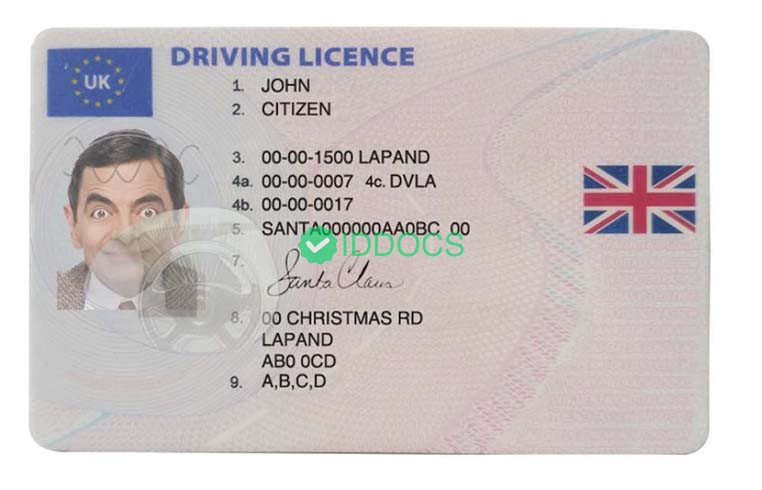 British driver's license (V2)